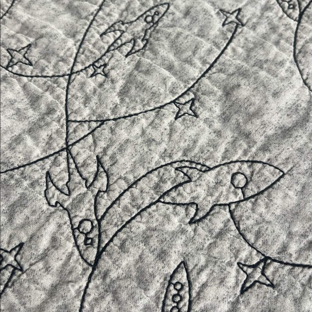 Boys plane twin quilt - Picture 2 of 4